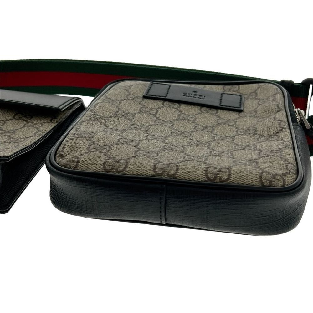 Gucci GG Supreme Double Web Belt Bag - Picture 6 of 13